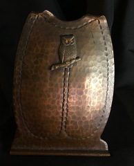 Old Mission Kopperkraft  Single Owl Copper Bookend